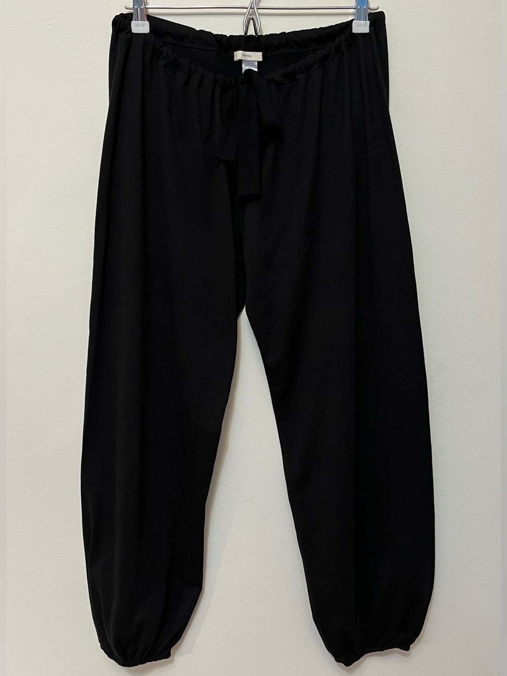Eberjey • L • Gisele Slouchy Relaxed Jogger Loungewear Drawstring Pant Black